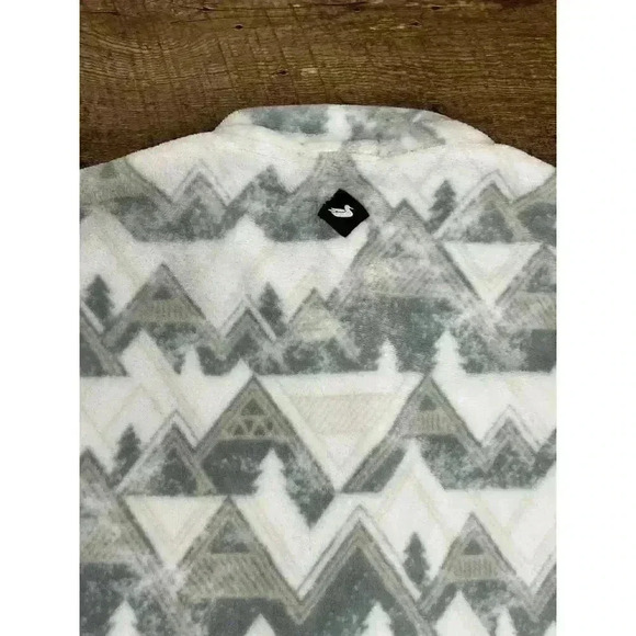 Southern Marsh North Basin Pullover Sweater 1/4 Zip Geometric Fleece Size M/L - Picture 12 of 13